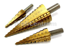 WIERTŁA STOŻKOWE OTWORNICE 3 SZT. KOMPLET HSS 4 - 32mm