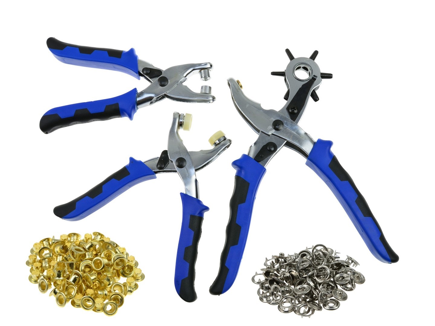 Zestaw kaletniczy do dziurek, oczek, zatrzasków