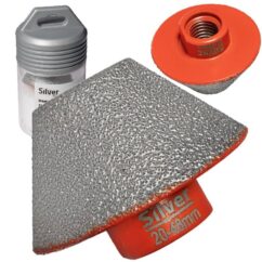 Fresa diamantada cónica para plaquitas M14 20-48mm