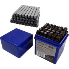 Numeradores, marcadores, letras, números, sellos, juego, 6 mm, 36 piezas.