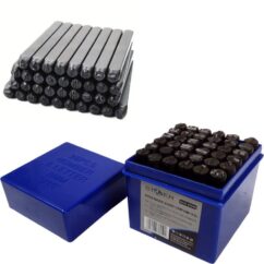 Numeradores marcadores letras números sellos set 8mm 36 uds.