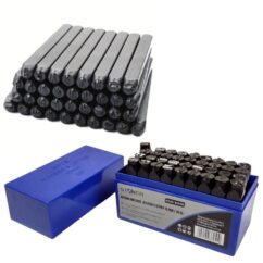 Numeradores marcadores letras números sellos set 10mm 36 uds.