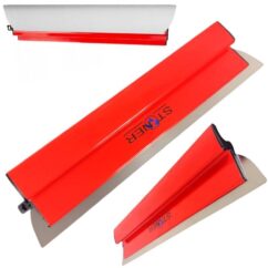 Espátula para enlucido, espátula para masilla, hoja de acero inoxidable reemplazable de 60CM, paleta para paletas