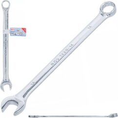 Llave combinada larga 15 mm 12 puntas Cr-V BGS-Alemania