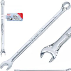 Llave combinada larga 8 mm 12 puntas Cr-V BGS-Alemania
