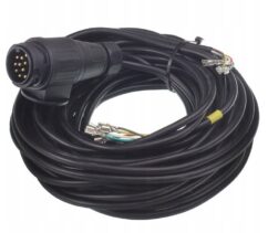 MAZO ELÉCTRICO REMOLQUE, ENCHUFE 13/12V + CABLE 2X9M (2X5 HILOS)