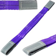 Eslinga de cinturón 1T para grúas 0,4 m x 30 mm Certificado Empresa polaca CE VGS Cinturón morado