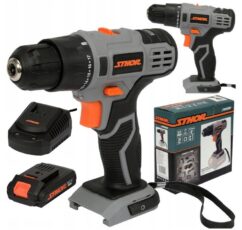 Taladro atornillador inalámbrico 20V Batería Li-Ion 2Ah + cargador, set