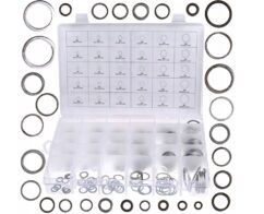 ARANDELAS DE ALUMINIO JUEGO DE ARANDELAS 300 UNIDADES.