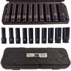 Juego de llaves de vaso de impacto 1/2' 10-24mm 10uds SilverTools