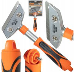 RASPADOR DE PINTURA CON CUCHILLAS REEMPLAZABLES 18MM 100X260MM