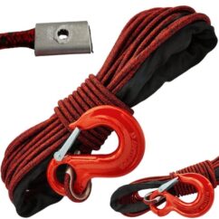 Cuerda sintética para cabrestante 10mmx28m, trenza UHMWPE, 5.6T