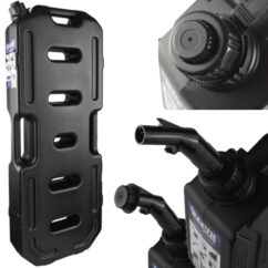 Bidón de combustible blindado HDPE 20L, negro, MOTOR QUAD JEEP OFF-ROAD