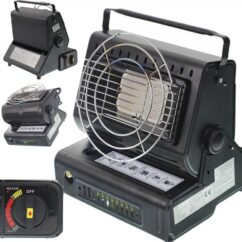 Estufa de camping a gas Slockzo 2 en 1 con cartucho compacto