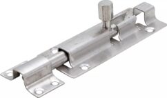 Cerrojo de puerta 100 mm Acero inoxidable, BGS-Alemania