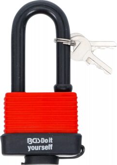 Candado impermeable de 50 mm, arco alto de 70 mm, BGS-Alemania