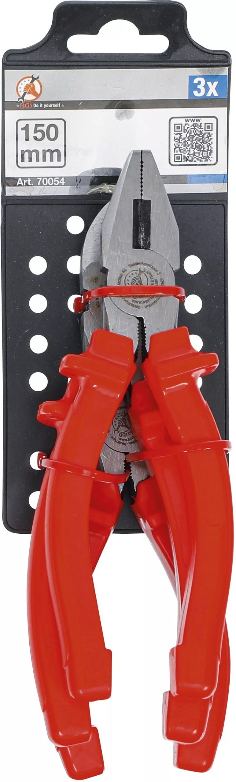 Alicates universales, cortador, juego de alicates, 3 piezas. BGS-Alemania - Imagen 5