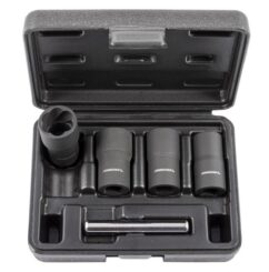 Juego de vasos para tornillos rotos mecanizados Jonnesway 17 19 21 22 mm