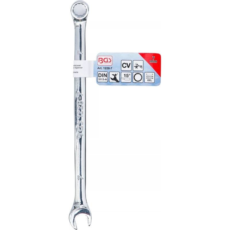 Llave combinada larga 6mm 12 puntas Cr-V BGS-Alemania - Imagen 6