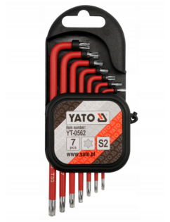 LLAVES TORX TR ALLEN RECUBIERTAS T9-T30 7PZS YATO