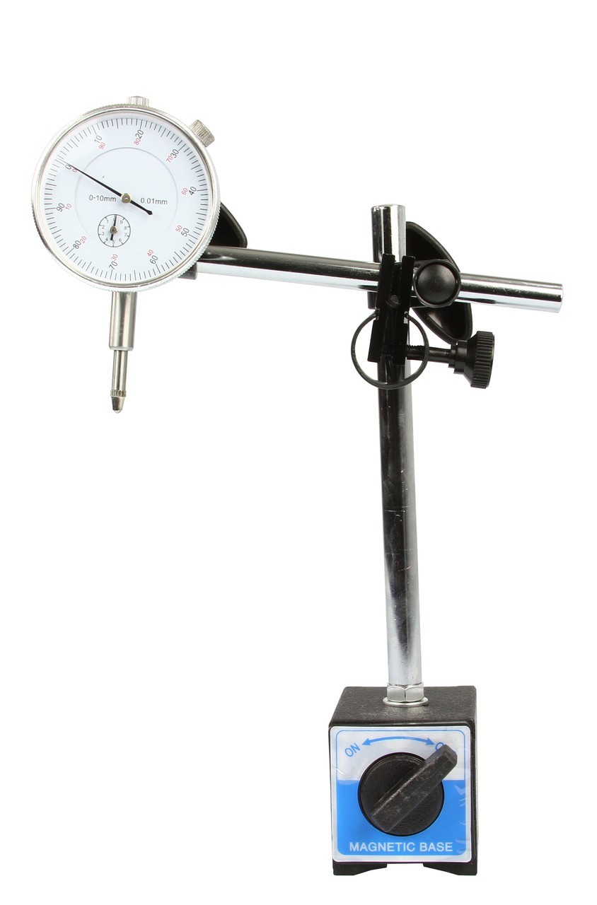 Comparador con soporte magnético 0-10mm + 22 adaptadores - Imagen 4