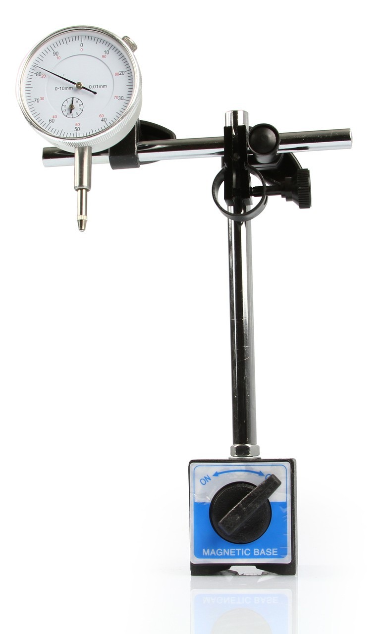 Comparador con soporte magnético 0-10mm + 22 adaptadores - Imagen 5