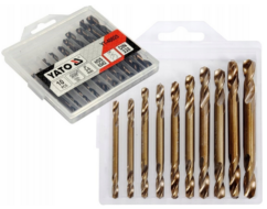 JUEGO DE 10 BROCAS PARA METAL DE DOBLE CARA 3 - 6 mm