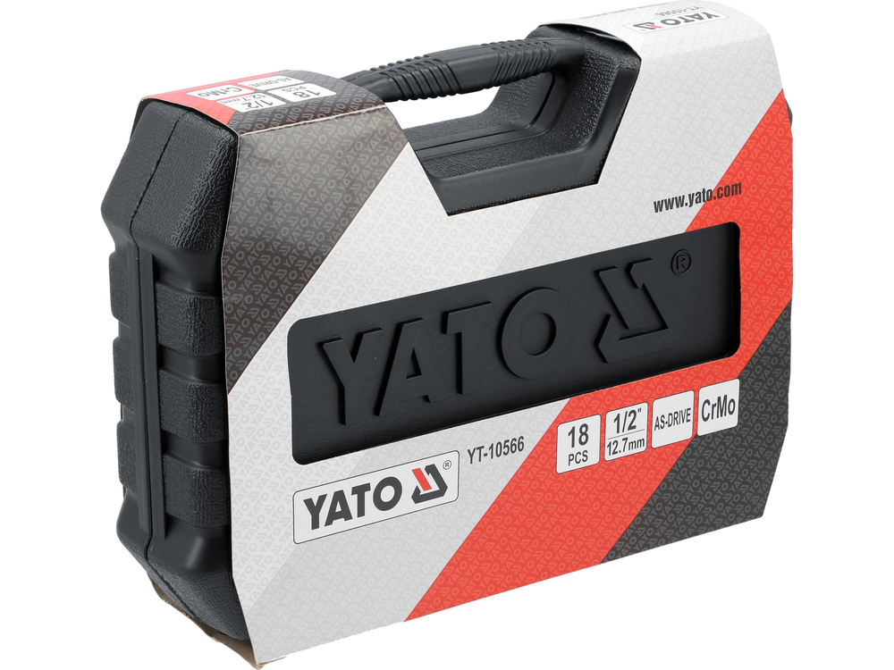 JUEGO DE VASOS DE IMPACTO 1/2" 18 ELEMENTOS Cr Mo YATO YT-10566 - Imagen 7