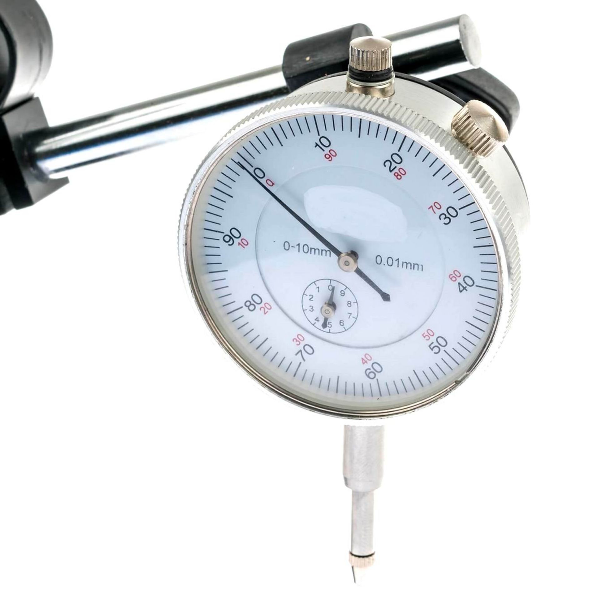 Juego de reloj comparador + soporte magnético flexible 0-10 mm - Imagen 6