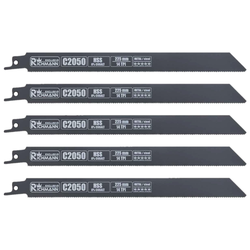 HOJAS DE SIERRA RECIMERA PARA METAL HSS-Co 225mm 5uds. UNIVERSAL BIMETAL - Imagen 4