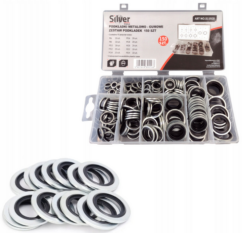 Juego ARANDELAS METAL-CAUCHO M6–M24 150 UD.