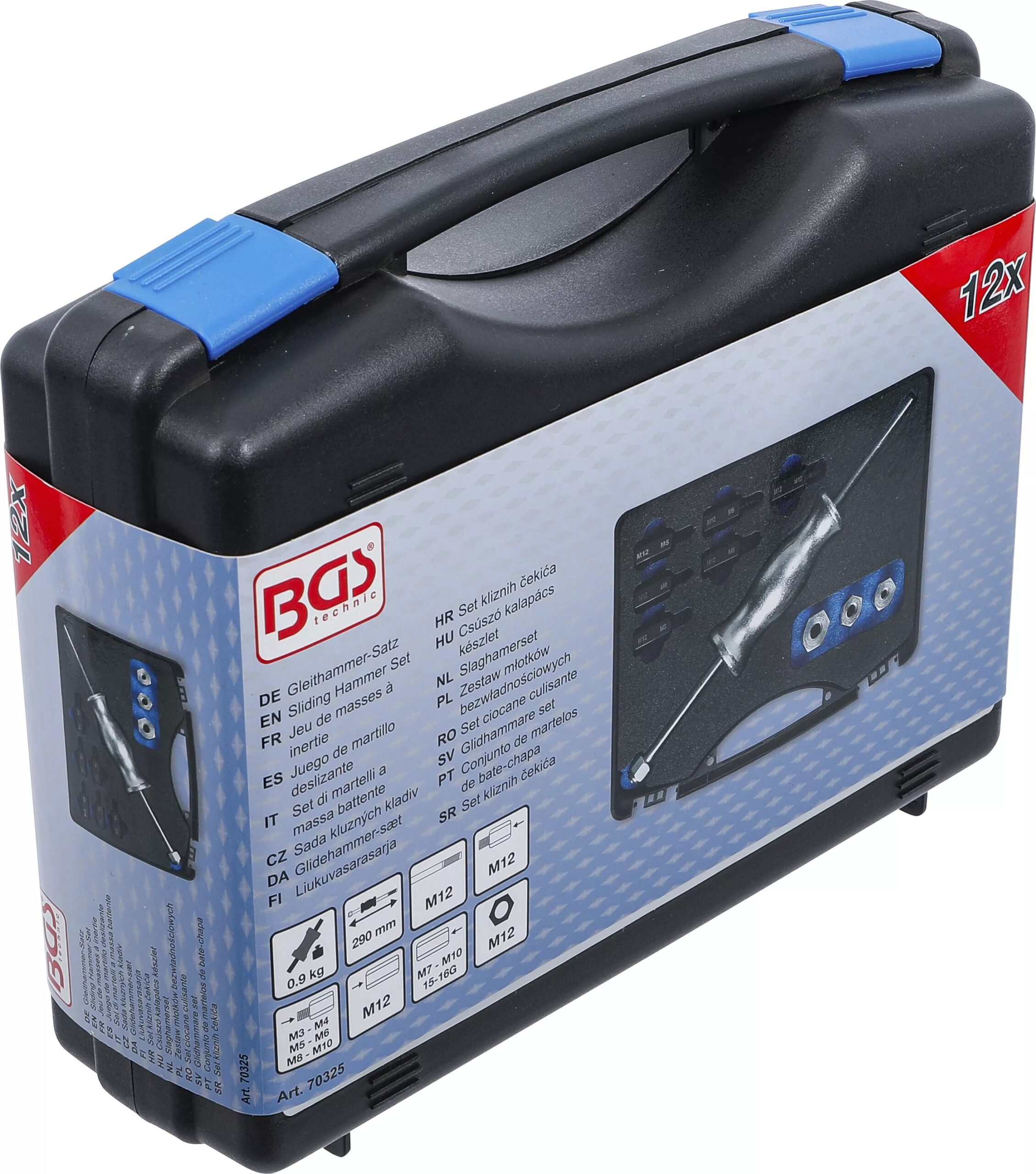 Extractor de inercia, adaptadores roscados, 12 uds. BGS-Alemania - Imagen 7