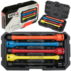 EXTENSIONES DE IMPACTO CON LIMITACIÓN DE PAR 100-150Nm JUEGO DE 5 ELEMENTOS 1/2' 10567