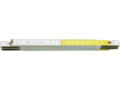 MEDIDA MADERA ENCAJE PERFECTO B/N BLANCO AMARILLO 1M 1 metro