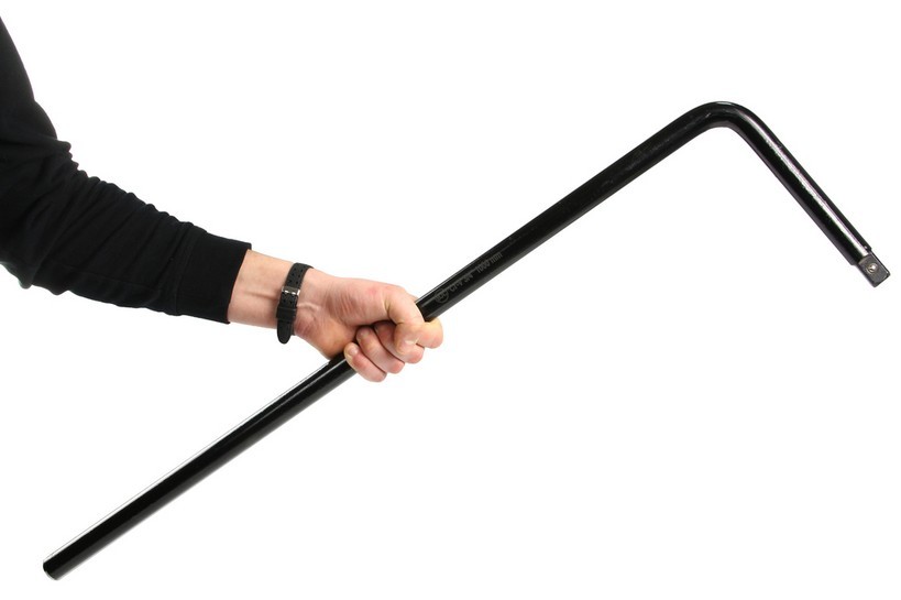 POMO LLAVE DE TUBO PARA RUEDAS 1" 100 cm TIPO L - Imagen 3
