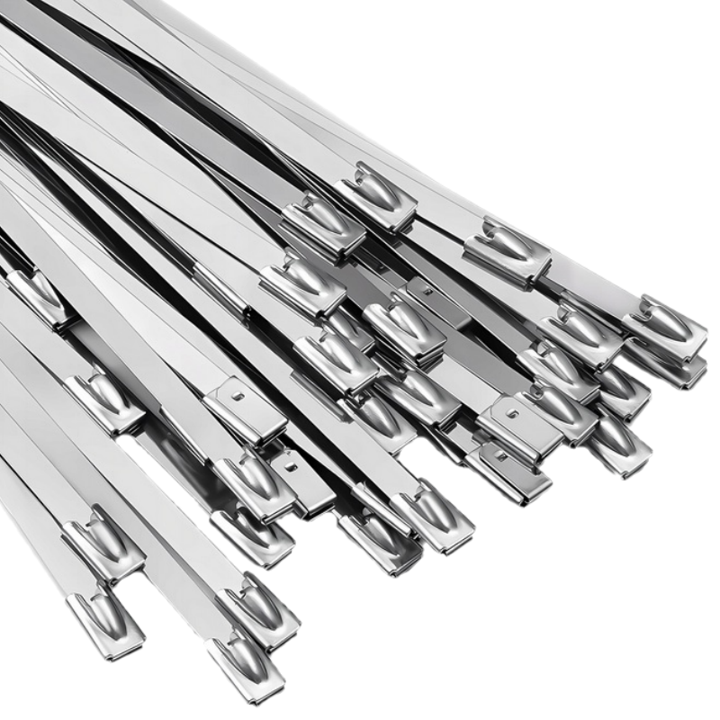 Bridas de acero inoxidable 200x7,9mm 25uds. Correas de sujeción metálicas - Imagen 5