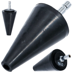 Adaptador de cono de goma para probador de fugas del sistema de refrigeración
