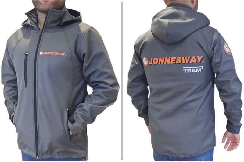 Chaqueta sudadera softshell con logo JONNESWAY, talla XL