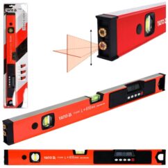 Nivel láser de líneas cruzadas LCD 610mm Yato