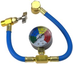Línea de llenado de gas aire acondicionado R134a Manómetro