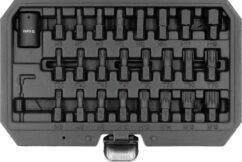 JUEGO DE PUNTAS DE IMPACTO IMBUS TORX XZN SPLINE 25 PIEZAS. VASO 1/2' CR-MO