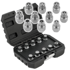 JUEGO DE 10 PIEZAS DE TORNILLOS DE SEGURIDAD PARA RUEDAS BMW.