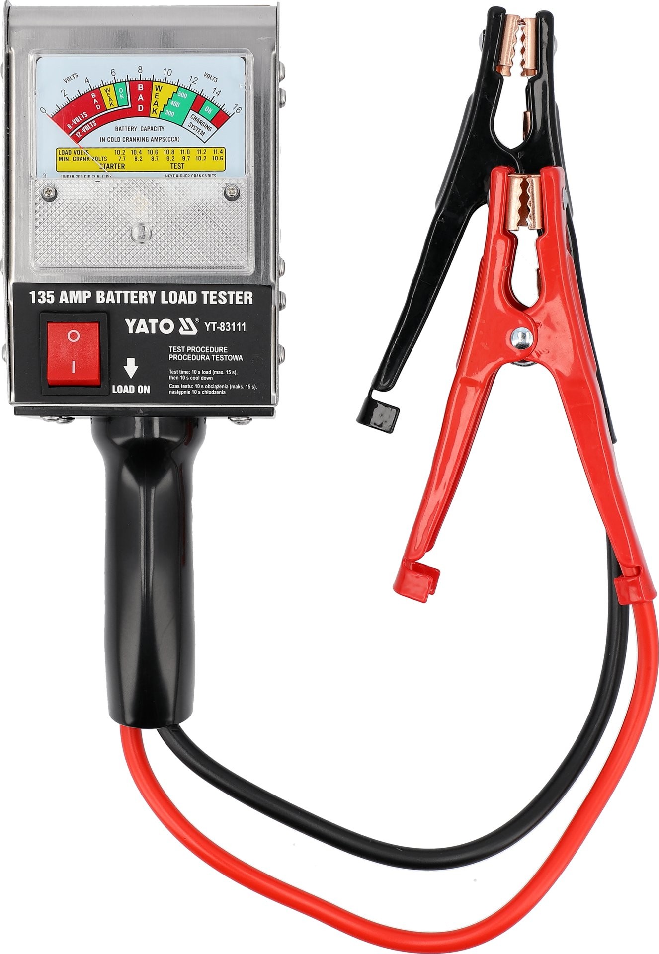 MEDIDOR DE BATERIAS Probador 6V/12V 30-135Ah CARGA 200-1000A - Imagen 5