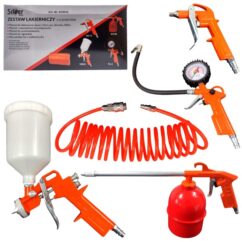 SET DE PINTURA 5 uds. PISTOLA DE BOMBEO PARA MANGUERA DE BOMBEO