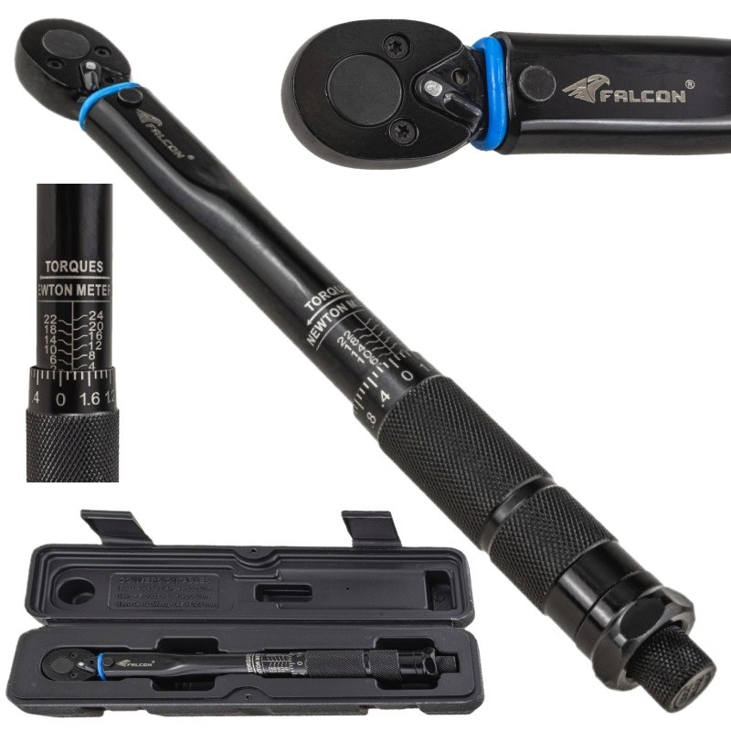 LLAVE DINAMOMÉTRICA 2-24Nm CON BLOQUEO 1/4' CR-V CERTIFICADO DE CALIBRACIÓN - Imagen 3