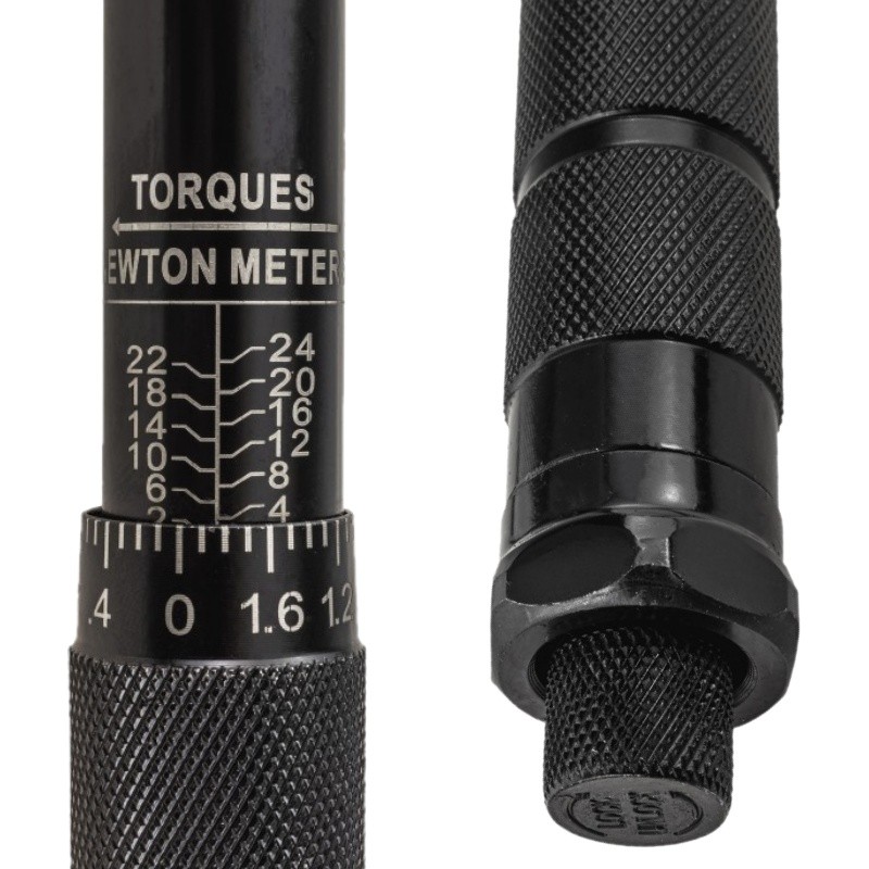 LLAVE DINAMOMÉTRICA 2-24Nm CON BLOQUEO 1/4' CR-V CERTIFICADO DE CALIBRACIÓN - Imagen 4