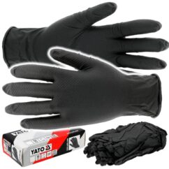 GUANTES NITRILO TEXTURA DIAMANTE FUERTE M (8) 50 UDS. COLOCAR