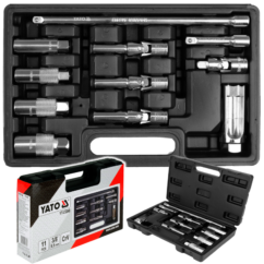 LLAVES PARA BUJÍAS DE PRECALENTAMIENTO Y SONDA LAMBDA SET 11 uds. CVr