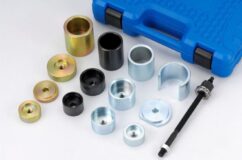 EXTRACTORES DE COJINETES SILENT BLOCK BMW, 14 piezas.
