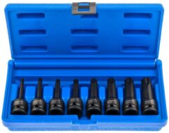 LLAVES DE VASO DE IMPACTO TORX 1/2" T30-T80 LARGO 75MM ASTA